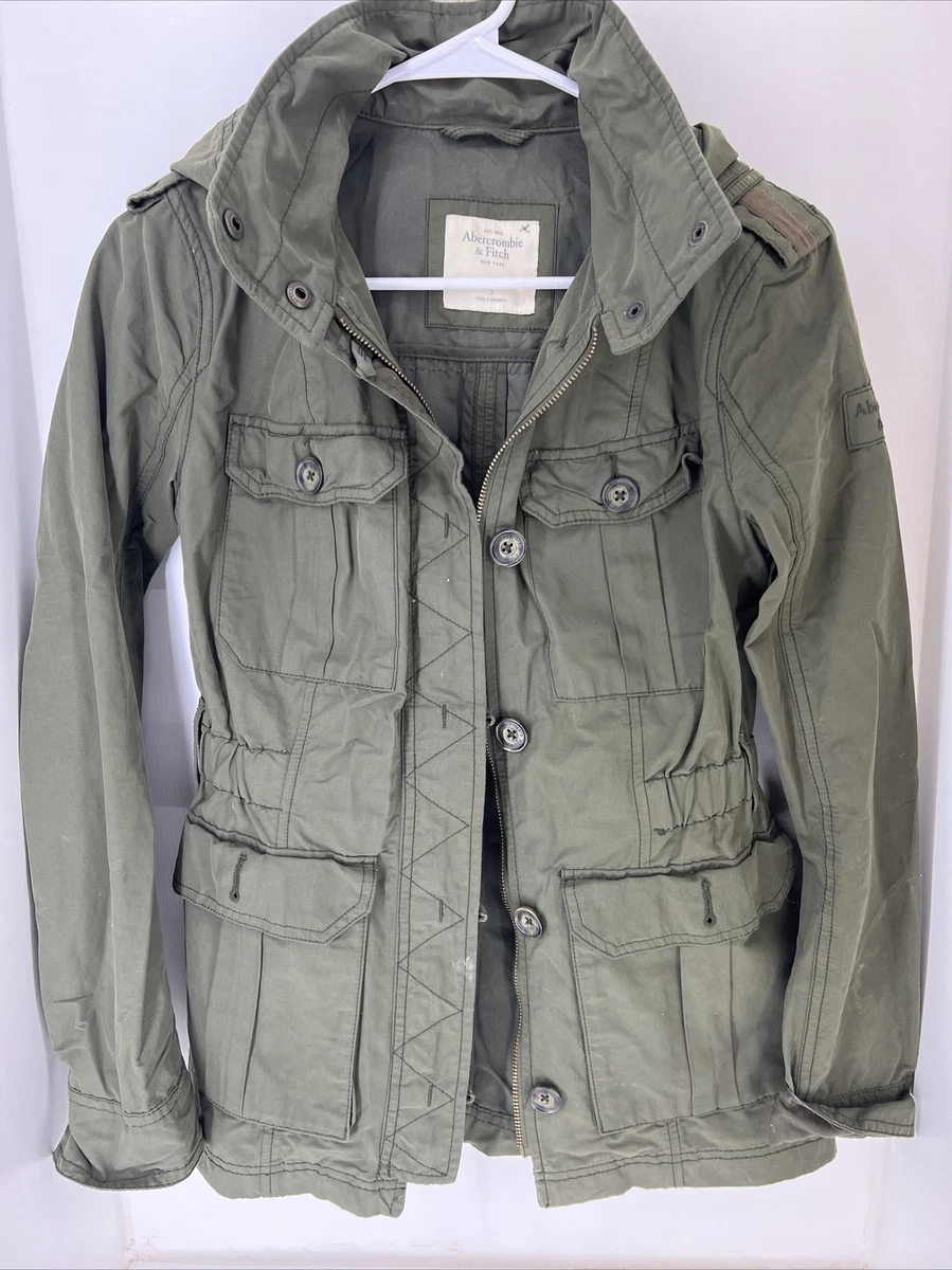 Abercrombie and fitch clearance army green jacket