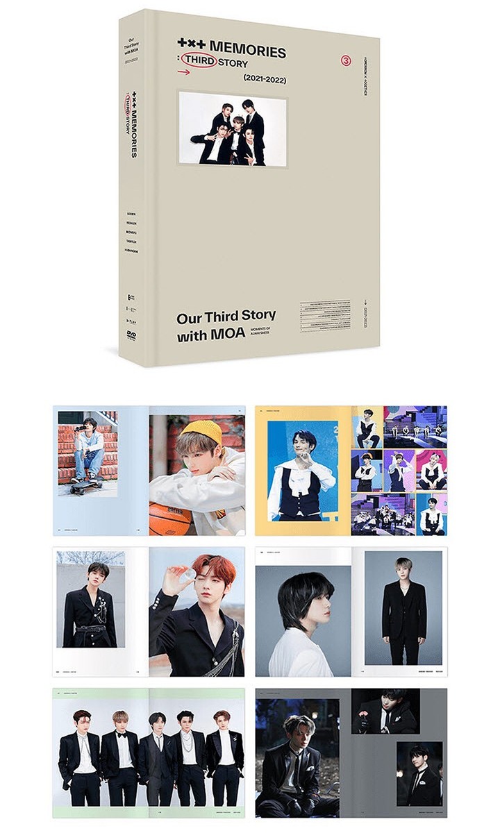 TOMORROW X TOGETHER MEMORIES:THIRD STORY DVD/4DISC+Photo Book+