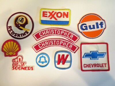 Assorted Patches Collectible Embroidered Unused Iron-On/Sew-On Patch