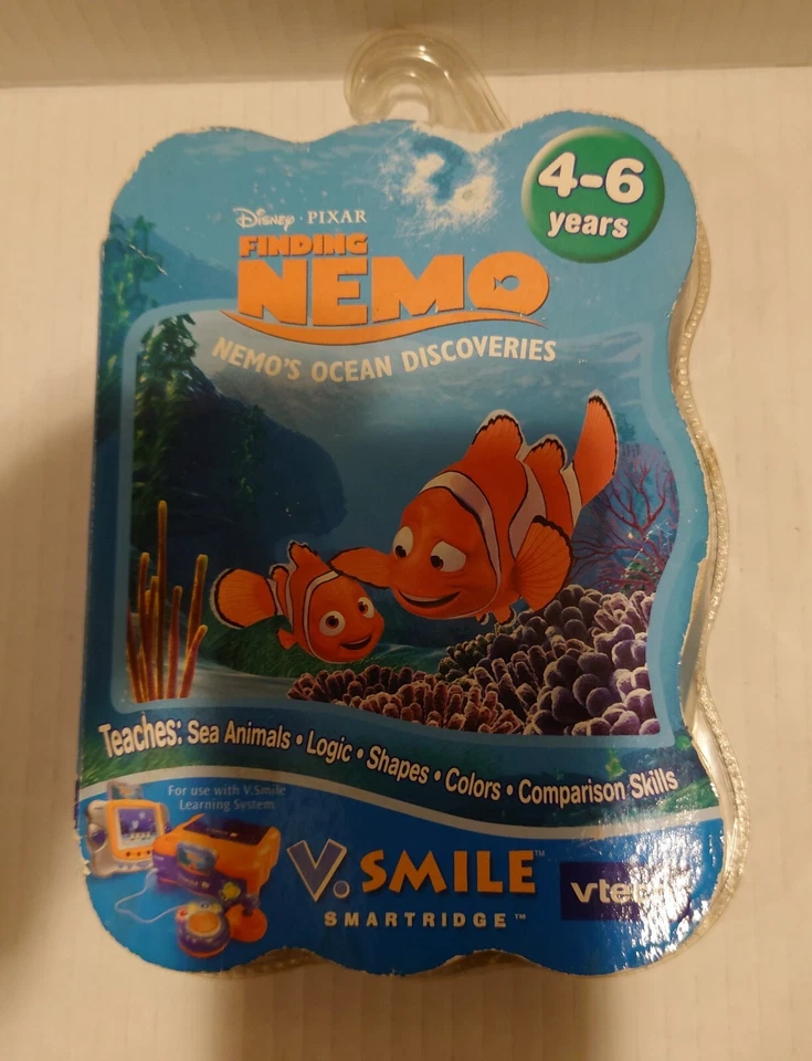 Vtech vsmile game Finding Nemo New in box but box is damaged and has wear on it - Image 3 of 4