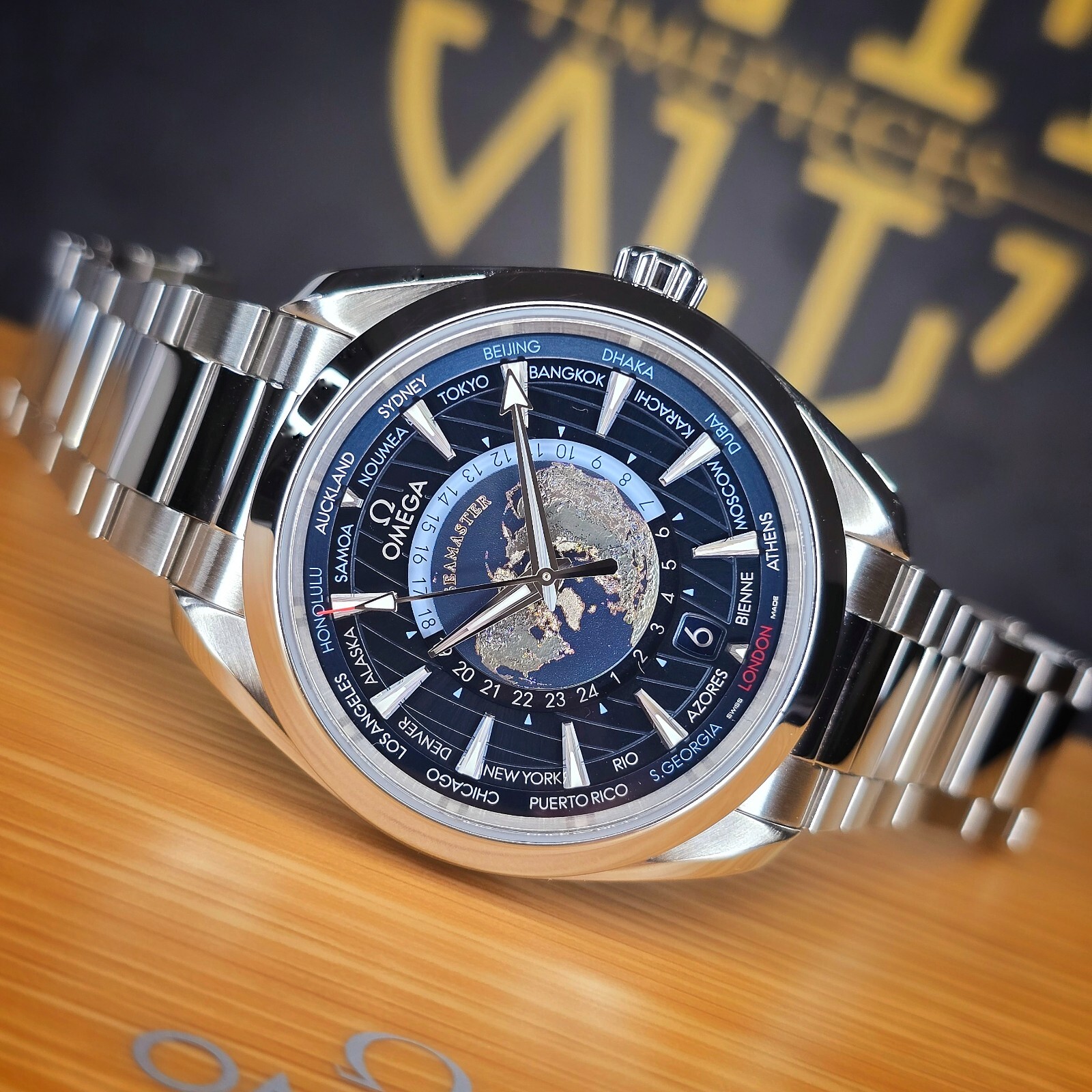 OMEGA SEAMASTER AQUA TERRA WORLDTIMER CO-AXIAL