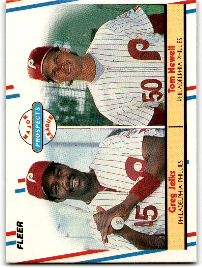 1990 Donruss Greg Jelks/Tom Newell Rookie Philadelphia Phillies 648 eBay