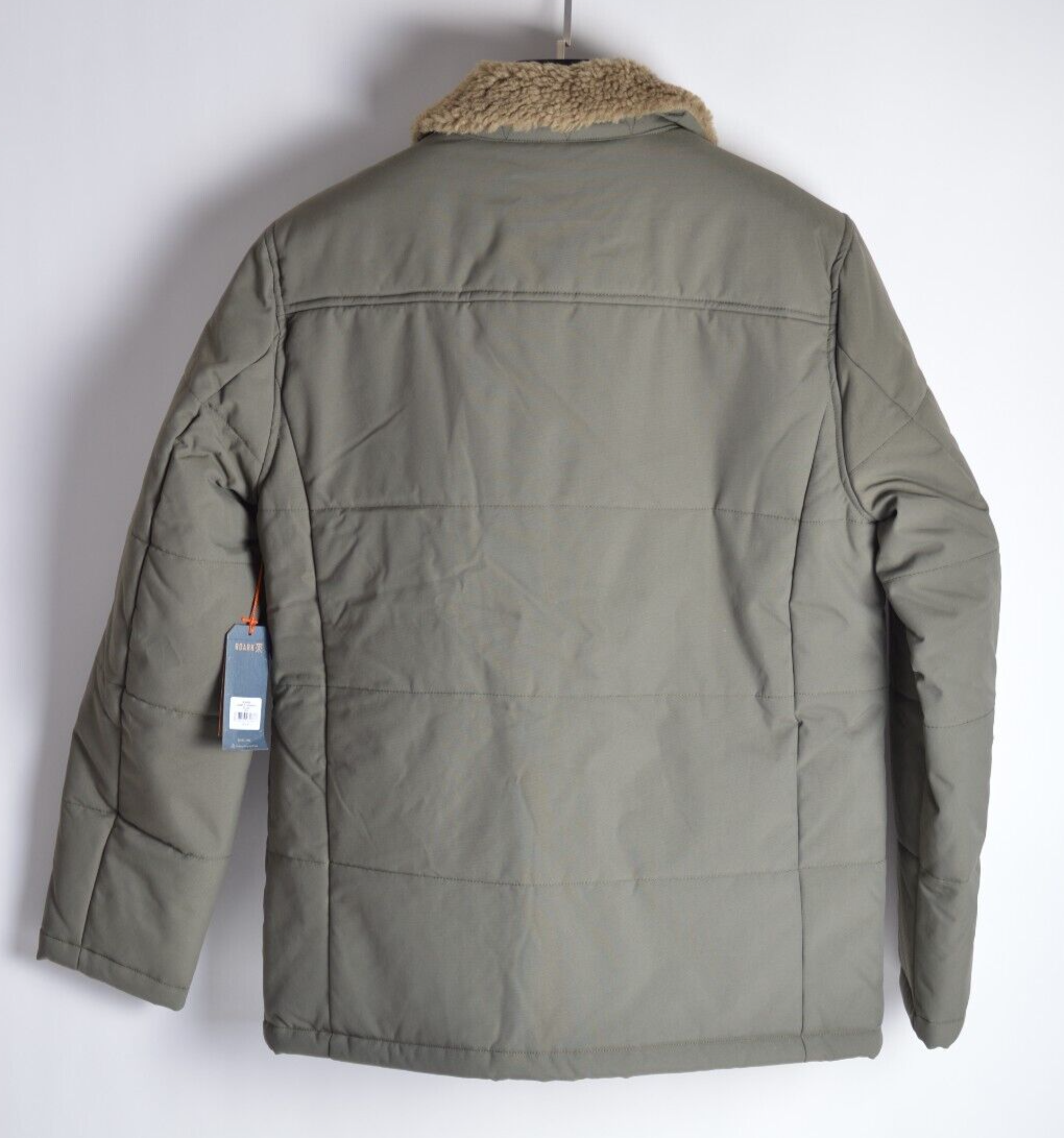 NWT Mens Roark Axeman II Jacket $179 M dark military green clasp