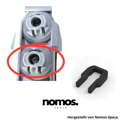 NOMOSPACE Cubertería pinza lavavajillas cesta adecuada para Miele 09759811 de Nomos_Space