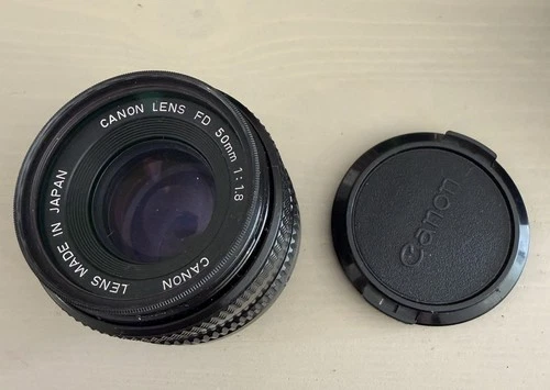 Canon FD 50mm 1:1.8 Standard Prime Lens