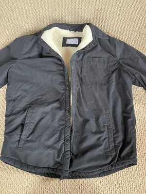 Onia Sherpa Lined Cotton Jacket Black - Medium
