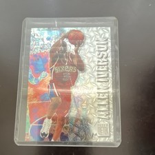 Fleer Metal 1996-97 Allen Iverson Rookie Card #201 Philadelphia 76ers NBA. rookie card picture