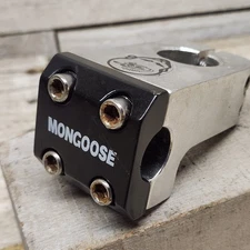 2005 Mongoose BMX Stem Threadless 1 1/8 Mid School BMX 4 Bolt Front Load Fuzzy