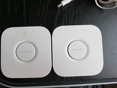 2 Phillips Hue Bridge V2.1 Wireless Lighting Controller with Power Adapter