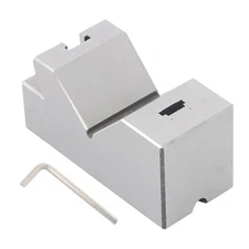 4" x 1-13/16" x 1-13/16" Precision Angle Block with 0-60 Degree V Groove