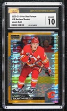 2020 O-Pee-Chee Platinum Seismic Gold 33/50 Matthew Tkachuk CSG 10 Gem Mint fb7