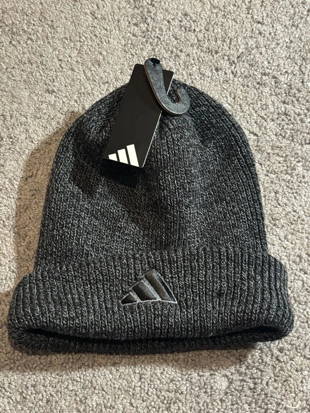 Adidas Men's Team Issue 2 Beanie Black/Onyx Grey OSFA NEW NWT