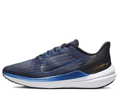 Nike Air Winflo 9 Black Blue DD6203-400 Men's Size 10