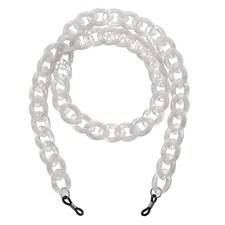Eyeglass Chains for Women, Acrylic Eyeglass Holder Chains for Glass, Light Grey