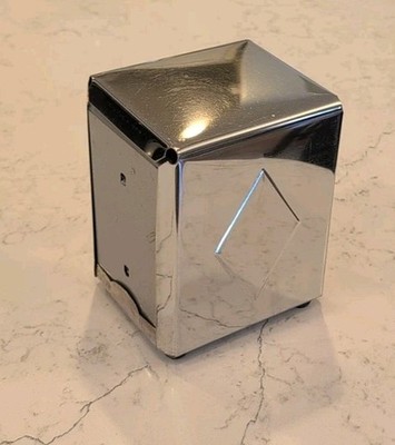 TABLECRAFT NAPKIN DISPENSER HOLDER BOX FITS LOW-FOLD NAPKINS STAINLESS STEEL