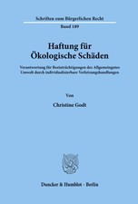 Haftung für Ökologische Schäden. Christine...