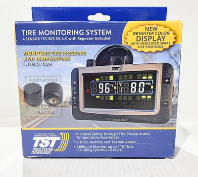 #ad #ad TST 507 Series TPMS RV Tire Pressure Monitoring System with 4 Cap Sensors $195.00