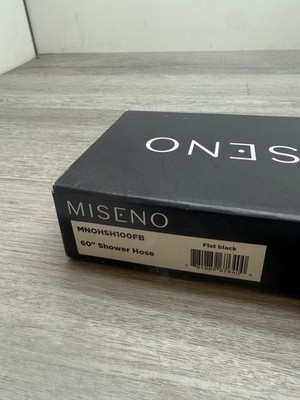 Miseno MNOHSH100FB 60'' Hand Shower Hose with 1/2'' Connection in Flat Black