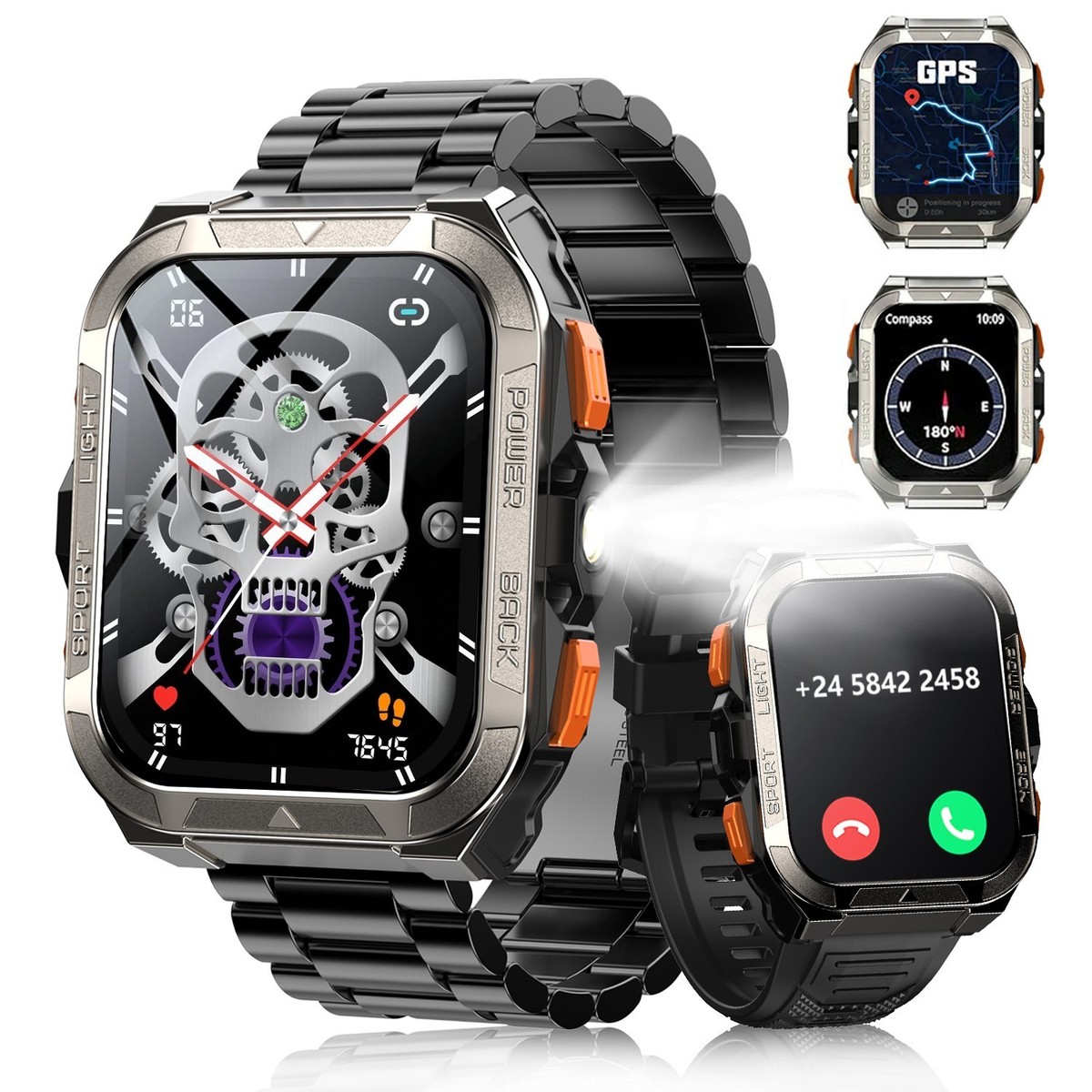 Blackview W80PRO GPS Position Smartwatch Rugged Smart Watch