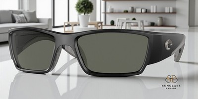 COSTA DEL MAR 6S9109 910904 Corbina Pro Black Gray Polarized 61 Men's Sunglasses