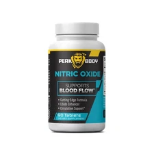 PeakBody Nitric Oxide 90 Tablets - Max Strength Blood Flow & Libido Support