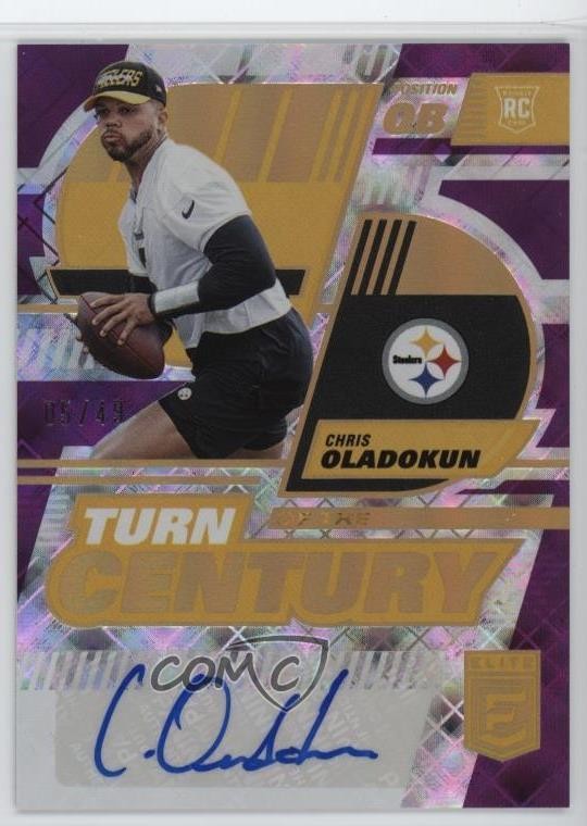 Chris Oladokun Panini Donruss Elite Turn of the Century Autographs #TC67 Purple