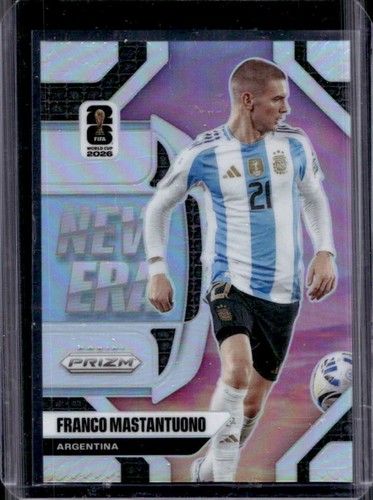 2026 Panini Prizm World Cup Franco Mastantuono New Era Silver #24 Argentina