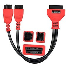 Original OBD2 12 8 Adapter for Chrysler, OBD II Bypass Cable Gateway