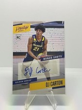2021-22 Chronicles Draft Picks #PBDJC - DJ Carton - Prestige Bonus Shots RC Auto