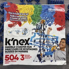 K'NEX Marble Coaster Run Motor Set 504 Pieces *Only Missing 2 Marbles*
