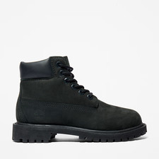 Timberland Youth Premium 6-Inch Waterproof Boot, Black