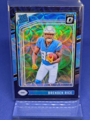 2024 Panini Donruss Optic Rated Purple Scope Brenden Rice #213 Rookie RC