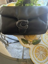 Coach Tabby 26 Quilted Shoulder Bag Black Nappa Leather — listing 2