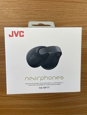 JVC Nearphones HA-NP1T Open Ear True Wireless Bluetooth Earbuds Black