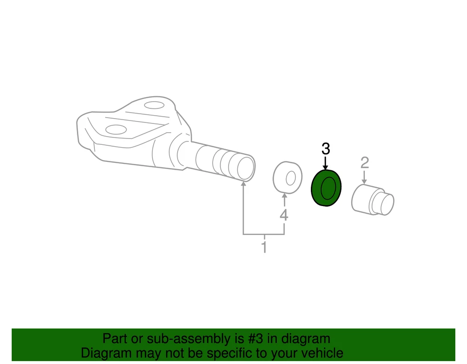 Arandela Sensor TPMS Original Honda 42755-SHJ-A51 Foto 2 de 2