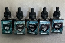 Bath  Body Works Wallflower Refill Bulb Lot Set of 5 WICKED VANILLA WOODS