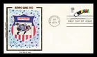 DR JIM STAMPS US COVER OLYMPICS SAPPORO BOBSLED FDC COLORANO SILK CACHET