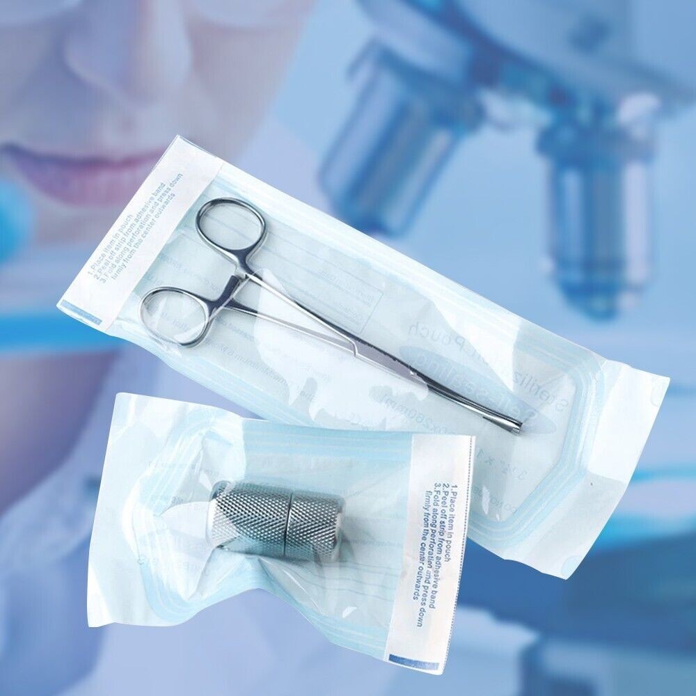 Autoclave Sterilization Pouches Dental Medical Self Seal Pouch Sterilizer Bag