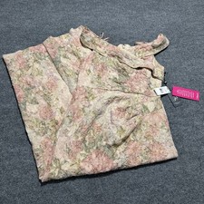 New Adrianna Papell Dress Size 12 Off Shoulder Matelasse Gown Floral MSRP 249