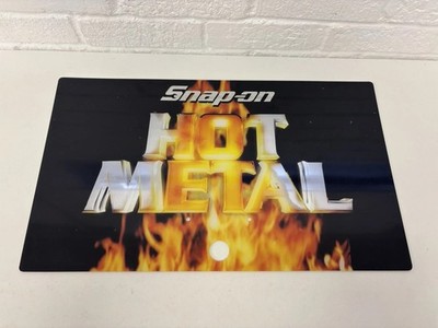 Snap On Tools Aufkleber heißes Metall zum Anheben des Deckels auf 26'' Top Box KRA4059 ZPLATEHMPK2
