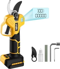 Brushless Electric Pruning Shears for DeWalt 20V, Cordless Tree Trimmer, LCD