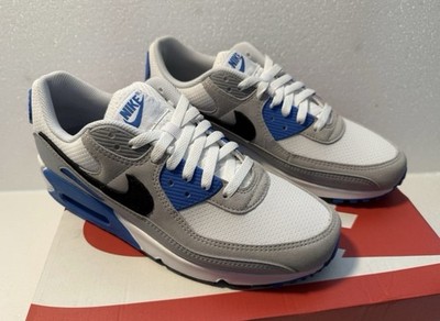 Nike Air Max 90 - FN 6958 102, Blau - Weiß, Größe 44 (US 10) Mens