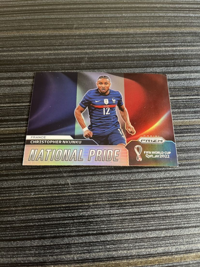 2022 Panini Prizm World Cup National Pride Christopher Nkunku France #10