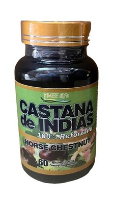 Castaña de Indias 700mg   Horse Chestnut Supplement, 60 Capsules