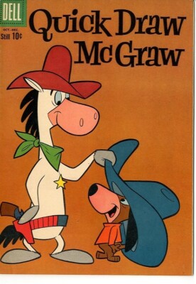 Quick Draw McGraw  # 4    VERY FINE+   Oct. 1960   Augie Doggie & Snooper &