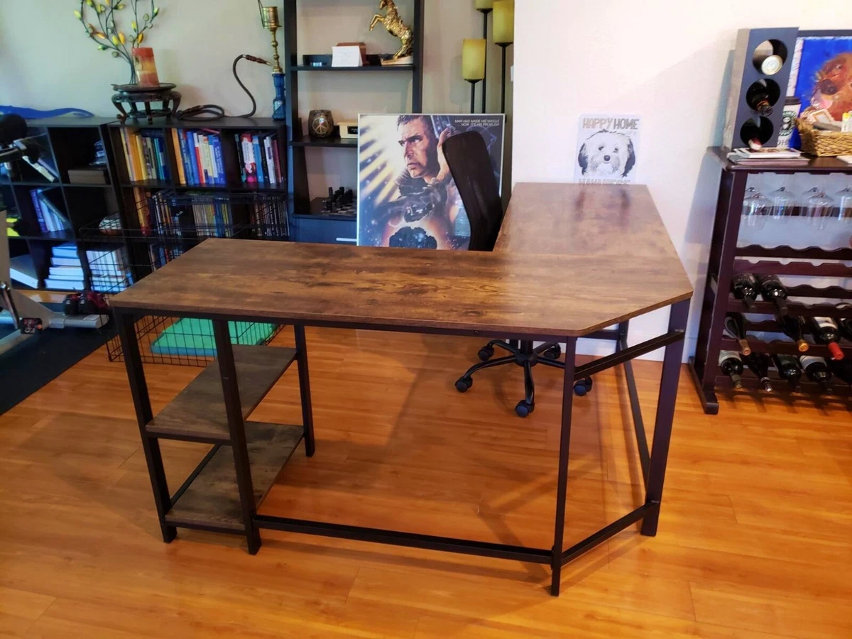 Desk l shape sale cheap