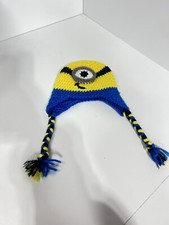 Crocheted Baby Despicable Me Minion Hat Handmade