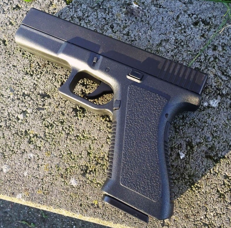 Softair Pistole RV307 Glock Waffe Airsoft 0,5 Joule ab 14J.,+ 30 Kugeln ...