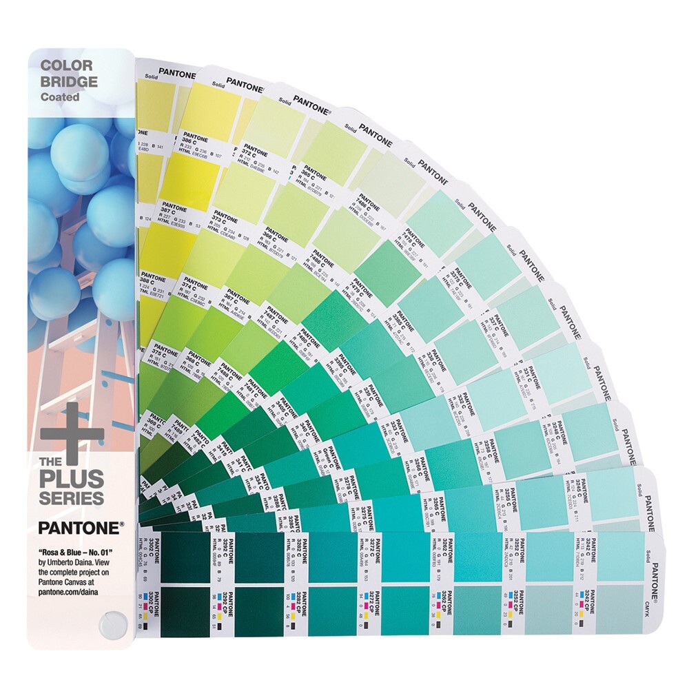 Pantone Plus Color Bridge Coated Sealed CMYK RGB HTML SOLID