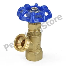 1/2" FIP Threaded Boiler/Water Heater Drain Valve, Multi-Turn, LEAD-FREE Brass